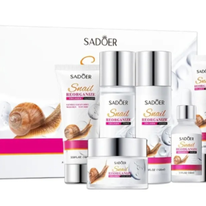 SADOER Snail Reorganize Skincare Set, 6 Pieces